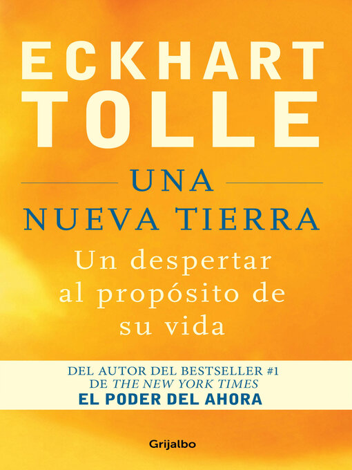 Detalles del título Una nueva Tierra de Eckhart Tolle - Lista de espera